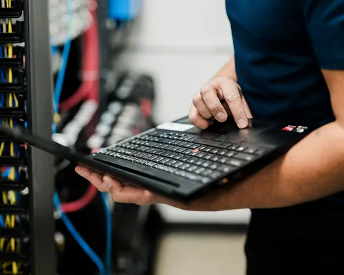 Adroit Technologies server room infrastructure